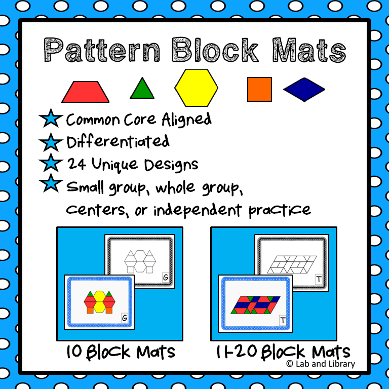 Pattern Block Mats – Welcome to Melanie's Lab and Library