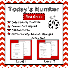 Today'sNumberFirstGradeCover